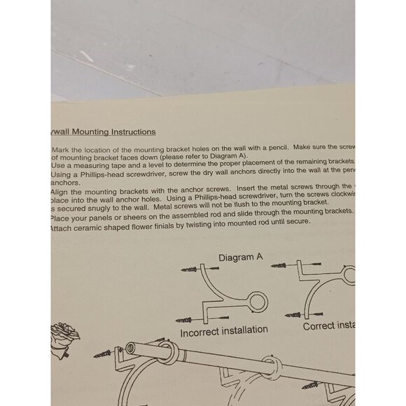 Pottery Barn Kids Pink Cabbage Rose Ceramic Flower Finials Shabby Chic Cottage - Picture 5 of 11